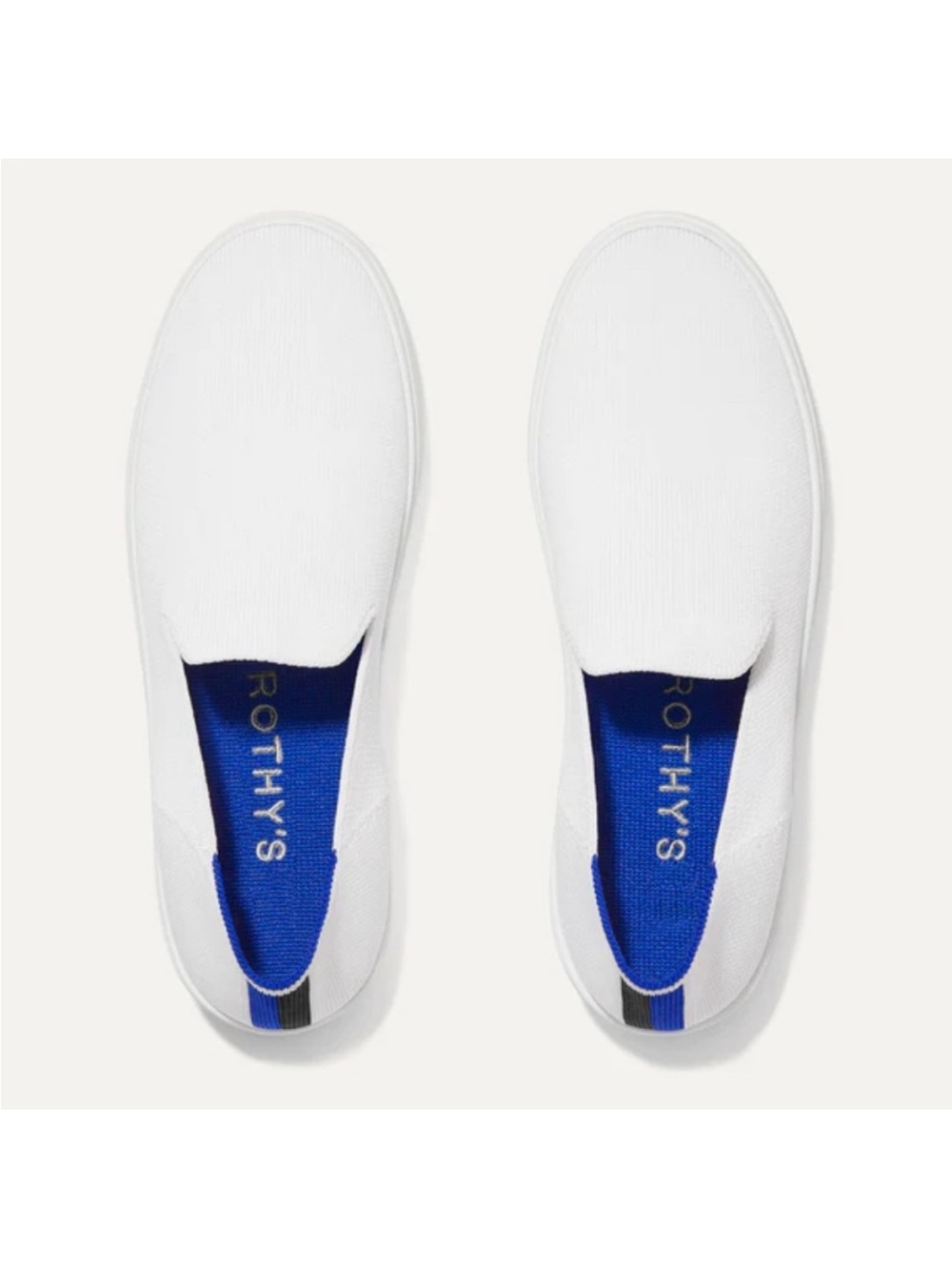 Rothy’s slip on sneakers in white